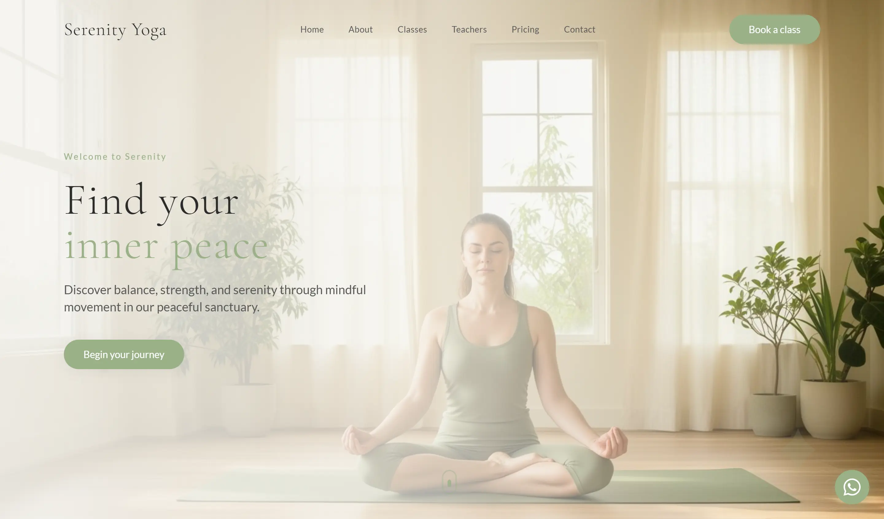 ZEN gym website template
